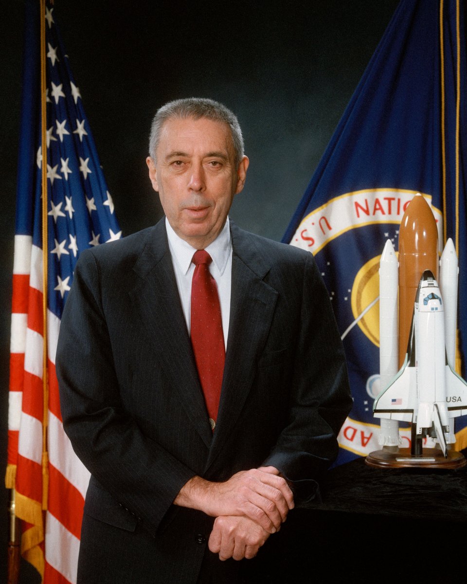 We're saddened by the passing of George Abbey, former director of Johnson Space Center. Abbey was essential in developing our nation’s human spaceflight program and served at @NASA for almost 40 years. In 2021, NASA named the Saturn V rocket display park outside Johnson’s main