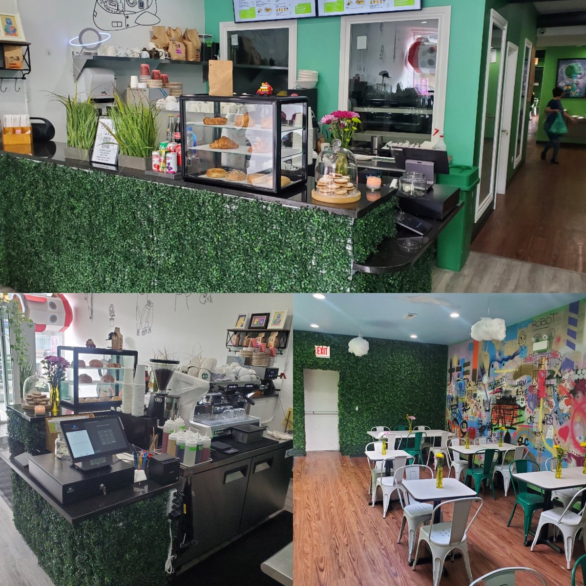 MibTechnologies's tweet photo. Welcome to the @SkyTabPOS | @Shift4 family @GreenllamaCafe is serving the Humboldt Park community in Chicago, IL by giving back to the local schools - The cafe is built around an eSTEAM educational activity book and the cafe brings the characters and art to live with Artivive. https://t.co/MOiTmtWIWE