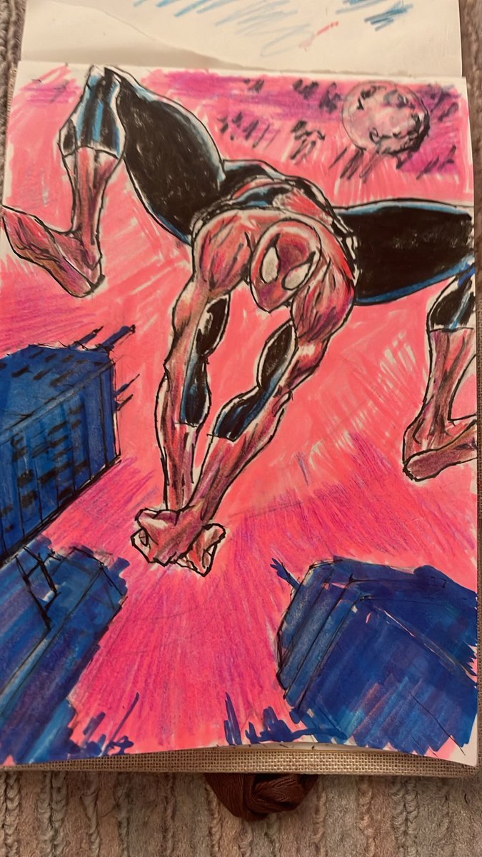 I drew this as an homage to the immortal Todd mcfarlane 😎💪🏻