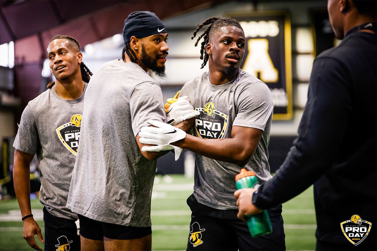 Made it count today in front of @NFL team reps. #GoApp #ProDay