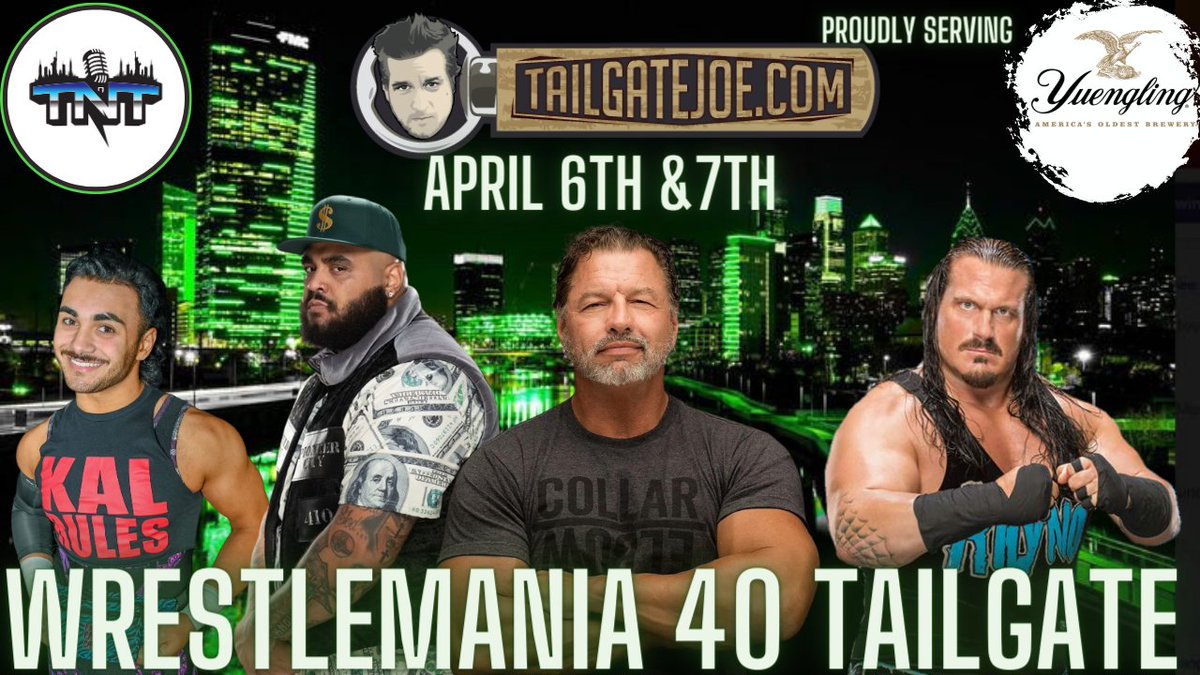 Get your #WrestleMania tailgate tickets before they SELL OUT! #WWERAW USE CODE-DREW2024WM to save some 💰💰 LINK- tailgatejoe.com/wrestlemania-4…