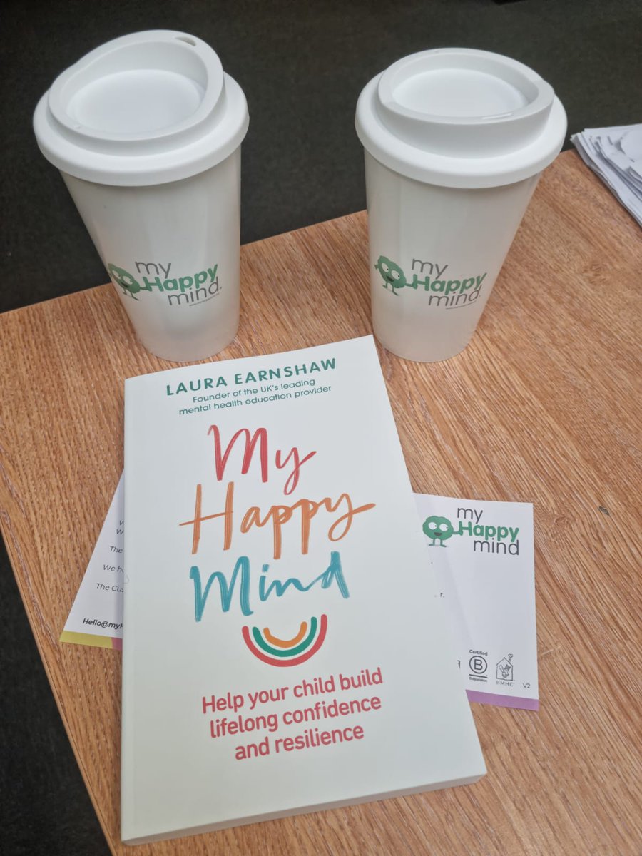 Thank you to @myHappymind_ for our delivery this morning. We cannot wait to start our journey with you @PercyShurmerAET @AETAcademies @mrsrmurad ! #MentalHealthAwareness #mentalhealth #Wellbeing
