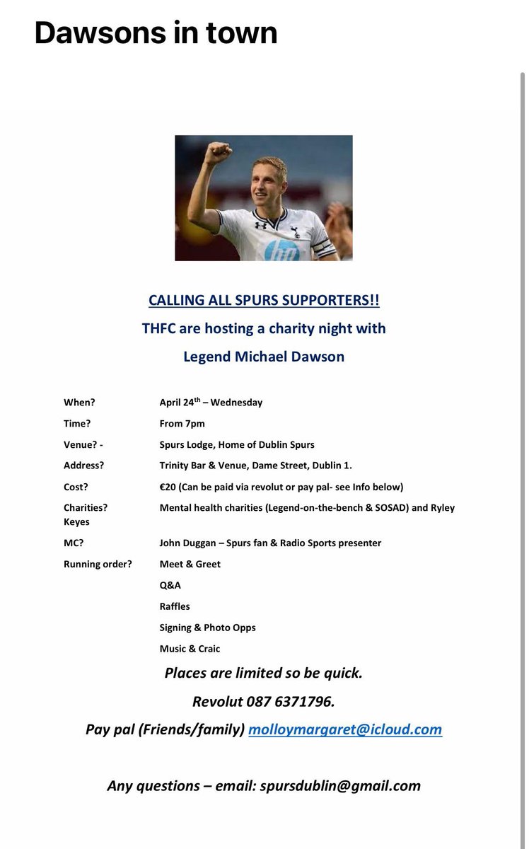 Big Daws is coming to Dublin! Come one, come all! Tickets selling fast!
