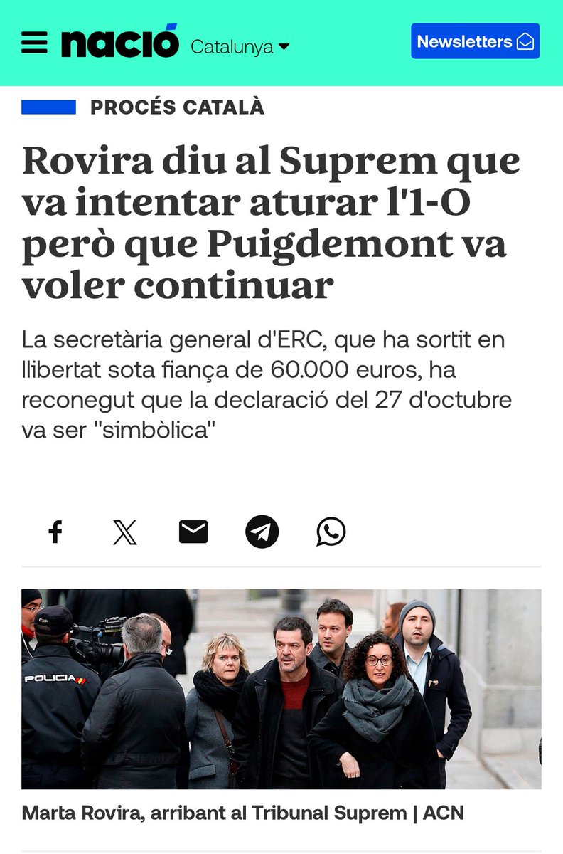 edp's tweet photo. Aquesta flasca, que davant del Suprem, no va dubtar d’inculpar el MHP @KRLS i en qualificar el #1erOct de simbòlic per salvar-se, ara ens vol donar lliçons a tots … https://t.co/Ceb6jjDf3U