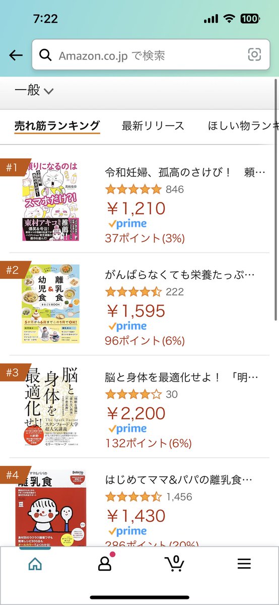 朝起きたら #たよスマ が
amazon 妊娠カテゴリ二つで1位🥇ベストセラーに!
総合も179位😭
この本を通して妊娠出産のリアルを伝えたかったので多くの人に読んでいただけて本当に本当に嬉しいです。
@hachimitsucomic 
https://t.co/6VnrZ2RdxZ 