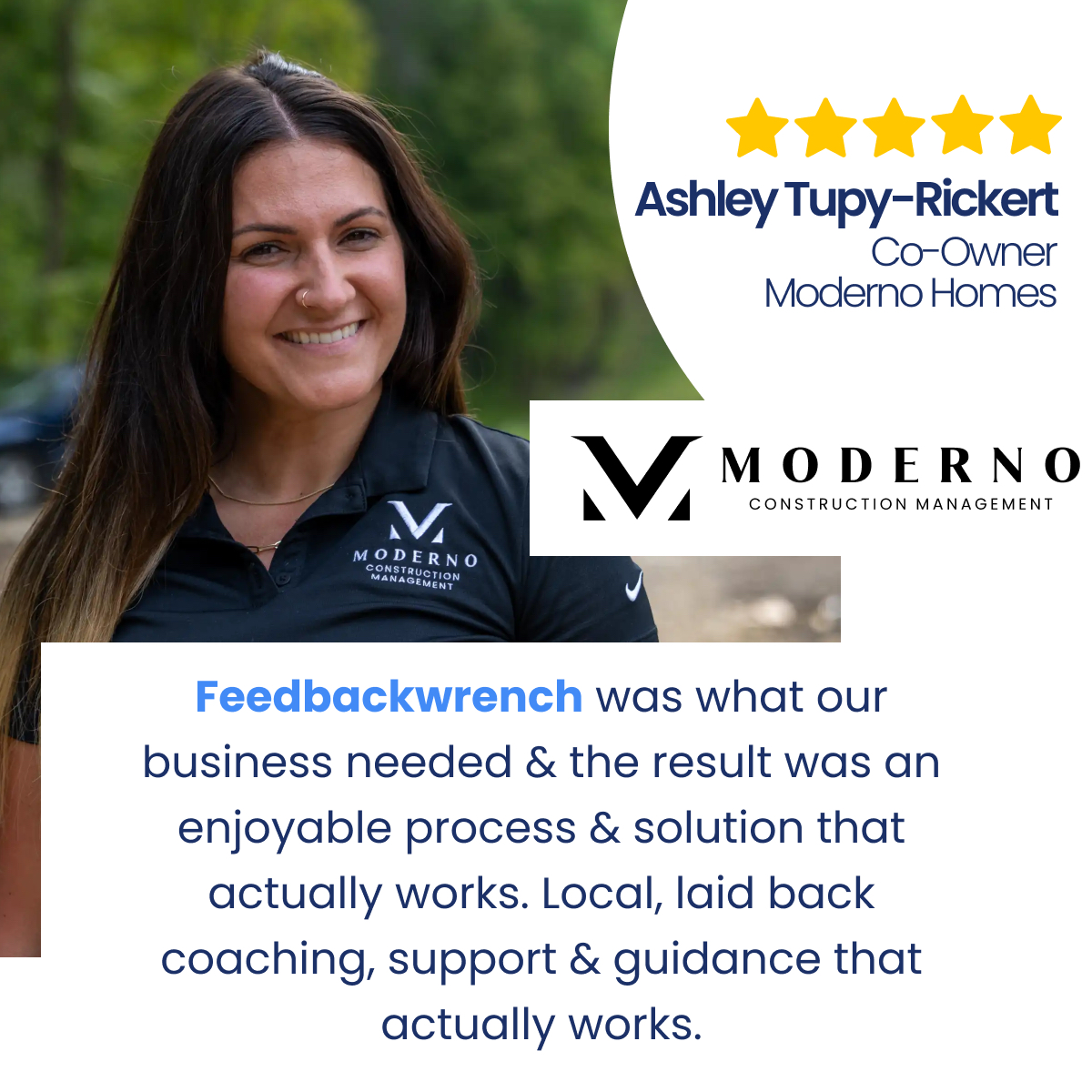 Another Home Builder Website, Video & Marketing by Feedbackwrench.  Here's what Ashlee had to say!  Check out their website we built here: homesbymoderno.com #artisanhometour #luxuryhometour #paradeofhomesmn #housingfirst #contractor