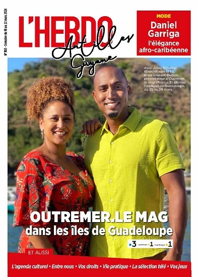 #Magazine de France3, @outremerlemag est en immersion dans les îles de #Guadeloupe jusqu'au 29 mars. Avec Brice Laurent Dubois et Jessy Schuster. hebdoantillesguyane.com karibinfo.com/news/outremer-… #télévision @outremer_gouv