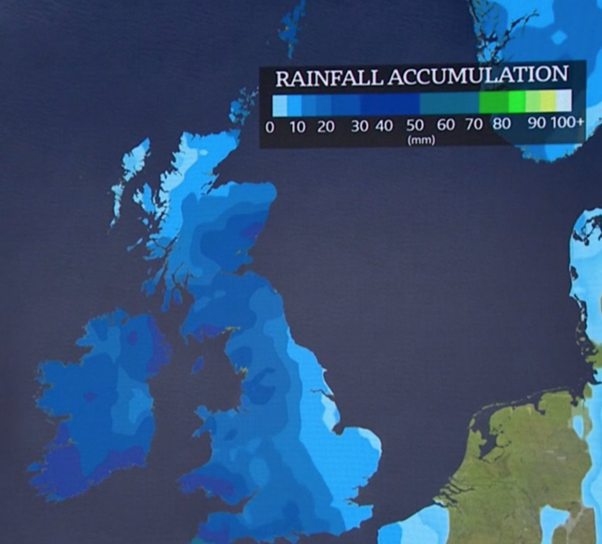 The atmosphere you knew is gone - it now holds ~10% more water vapour than just 30 years ago. That's an incredible rise in such a short period. Every 1C of warming, the atmosphere holds 7% more. The rainfall accumulation for the UK/Ireland the past 12 months has been incredible.