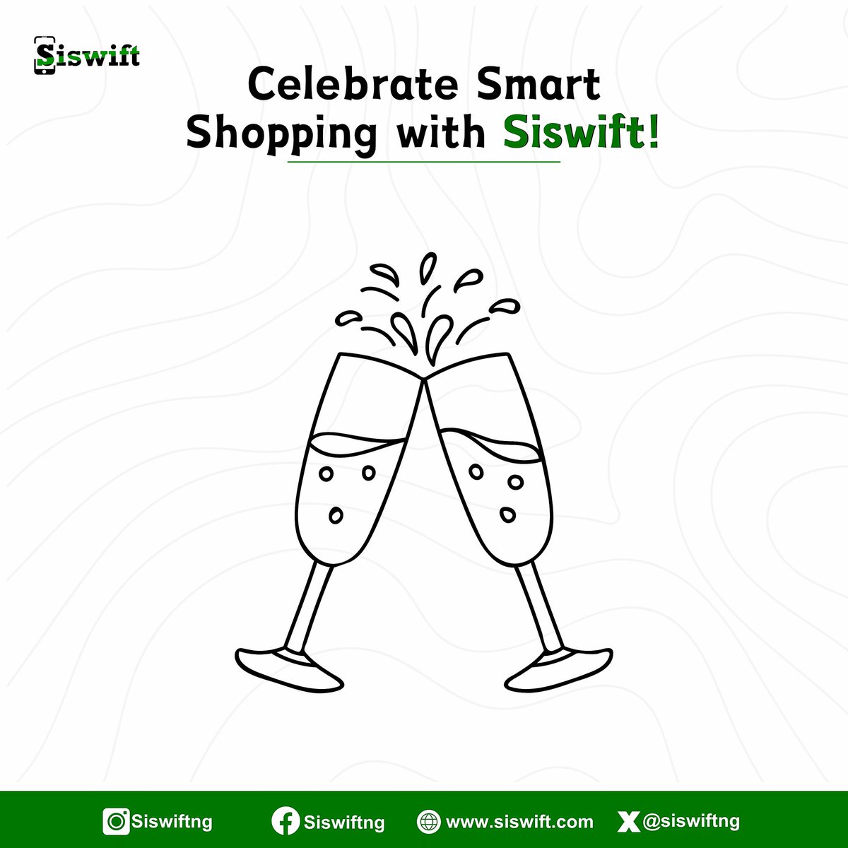 Celebrate savings with Siswift!

Unlock exclusive deals today.
.
.
.
#Siswift #CelebrateSavings #transparenttransactions #negotiationpower #changingthegame #convenience #convenienceoverfixedprices #digitalmarketing #iphones #phones