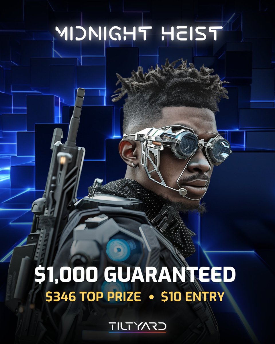 $1,000 in Prizes. Guaranteed. Every single day. Only on play.tiltyard.gg