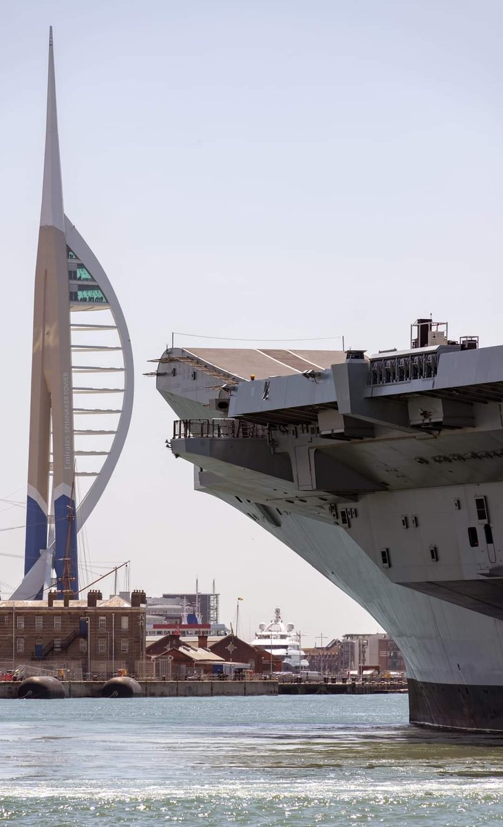 HMS Prince of Wales returns from a NATO exercise tomorrow lunchtime (12:30) . Get yourself on a harbour tour to see the carrier on Easter leave. Tours are on the hour from Gunwharf Quay from 11 until 15:00 and quarter past the hour from the Historic Dockyard. @visitportsmouth