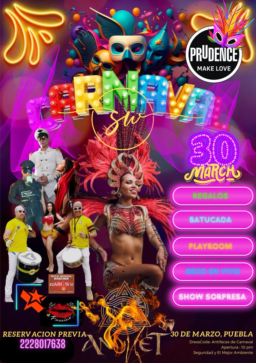 Vamos parejitas,Unicornios no se  queden sin acceso para esta que  será  una increíble noche de carnaval con <a href="/AldoYadiSw1/">Anuket Club</a>  vamos a romperla, allá nos vemos.