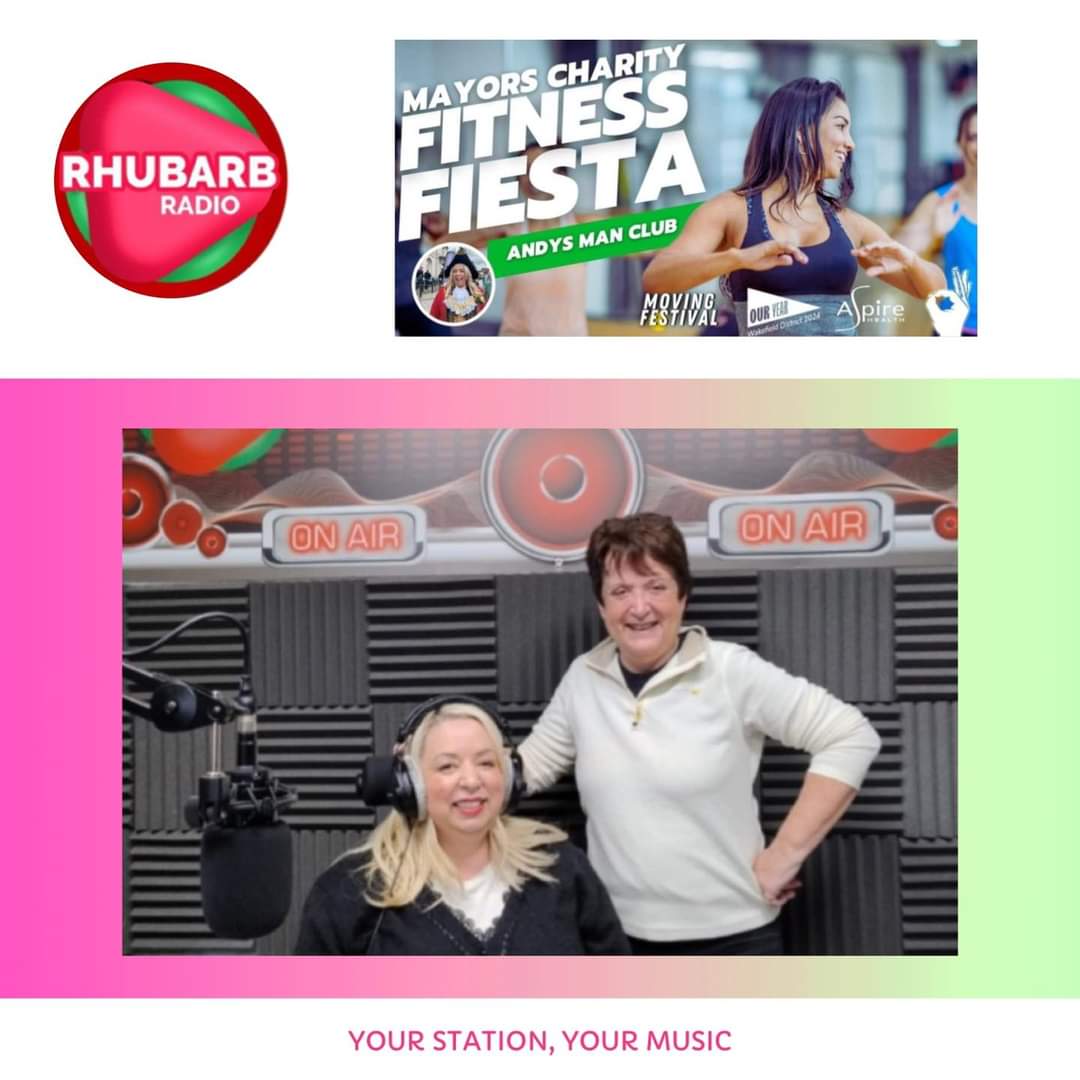 Join Pam and Mayor Josie Pritchard, who will be in the studio this Tuesday at 6pm talking about the Mayor’s Charity, Fitness Fiesta and @andysmanclubuk Wakefield One not to miss! @MyWakefield @OurYear2024