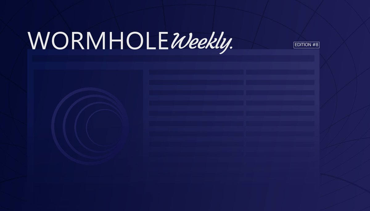 TheMrSaws's tweet photo. 📰Welcome to the #8 edition of Wormhole Weekly! Where we follow the most recent updates on our favorite #web3 protocol @wormholecrypto.

Today is the Full Worm Moon, so all the #Wormies are out there! 

This will also be the first week of #Spinnaz by @DoranWormhole 🔥
🧵👇 https://t.co/kri5R8pFNl