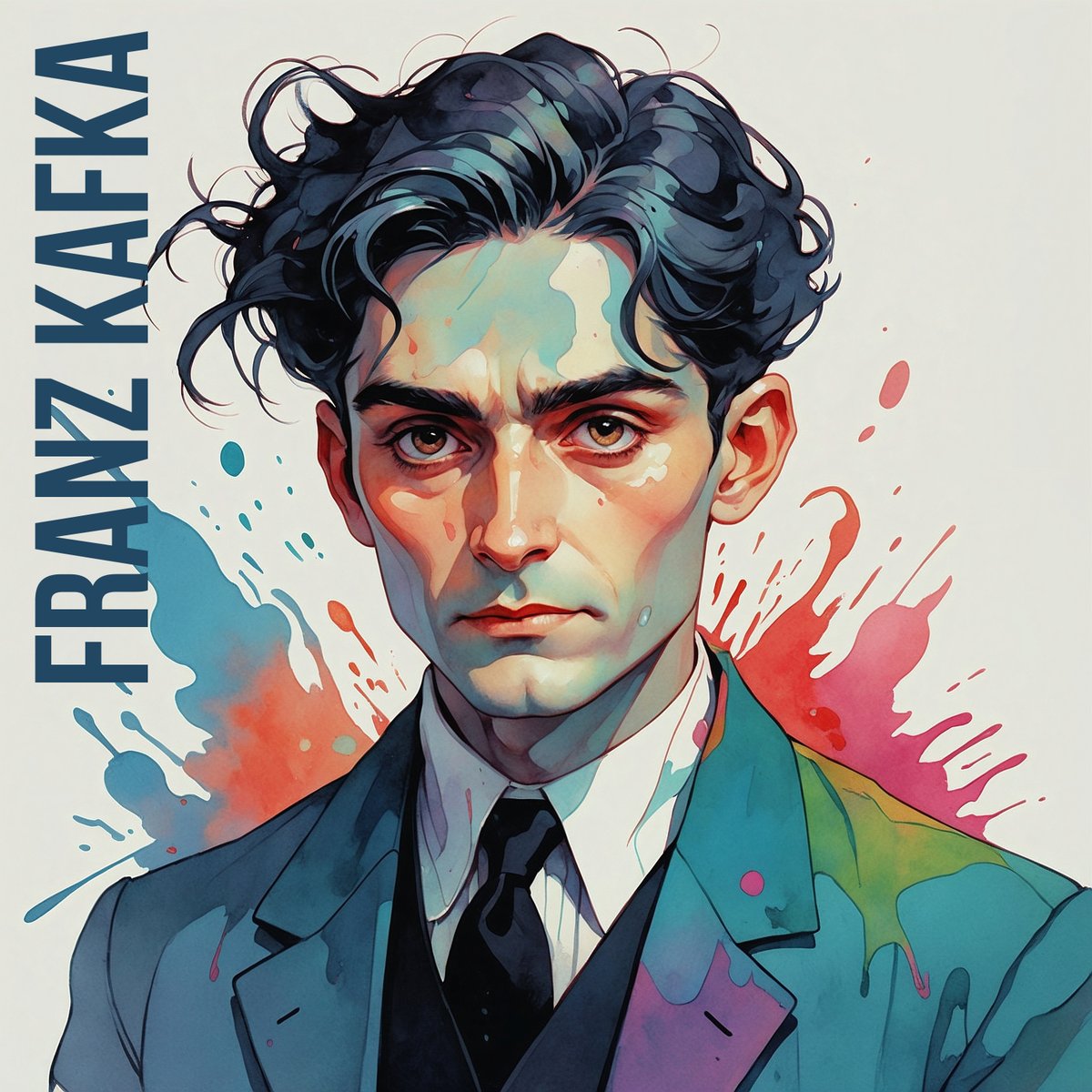 Franz Kafka
#franzkafka #kafka #author #artcommunity #authors #illustration #illustrator #booklover #famousportraits #philosophy
#aiartcommunity #famous #publishing #bookphotography #bookpublishing #bookpublisher #philosopher #cartoon #portrait