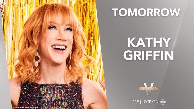 It WILL be a 'Terrific Tuesday!!' 
Kathy Griffin on the View is the BEST!!! 😅
THANK YOU @TheView  !!!!👋💛
#TeamGriffin
👋