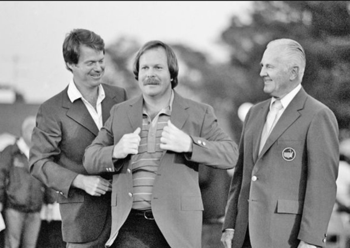 This is who won <a href="/TheMasters/">The Masters</a> the year I was born.  Black &amp; white to seem more dramatic.  😂.  Who was the winner the year you were born?