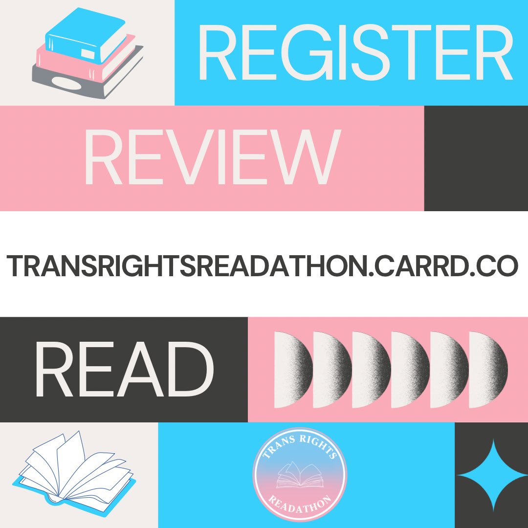 It’s an honor to be in community with every single author, reader, creator, and supporter of the #TransRightsReadathon #TRR24 

A record breaking year! 🥳🩷🏳️‍⚧️it’s not too late to join us! docs.google.com/forms/d/e/1FAI…