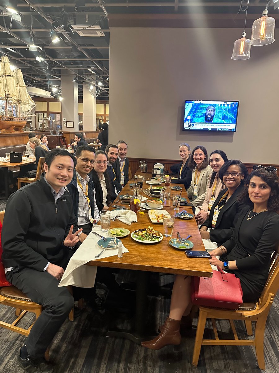 The Pathology team at Dartmouth Health had the pleasure of convening for a luncheon with our distinguished attendings 😃🥳at #USCAP2024 #DhPathRes