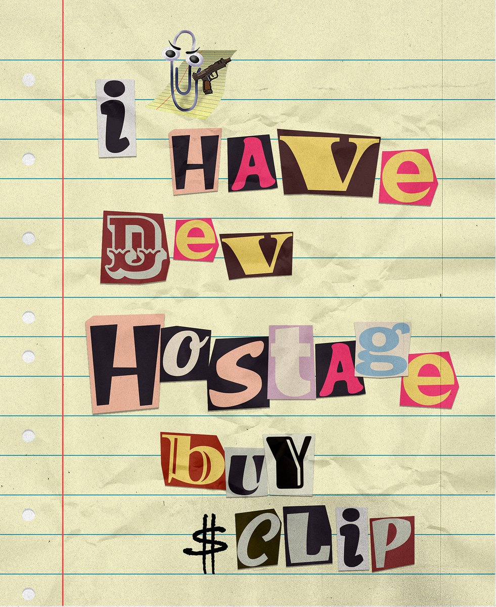 clippywifgat's tweet image. clippywifgat has token dev hostage. buy $clip on pump.fun

pump.fun/GNSiafAWYGw29y…