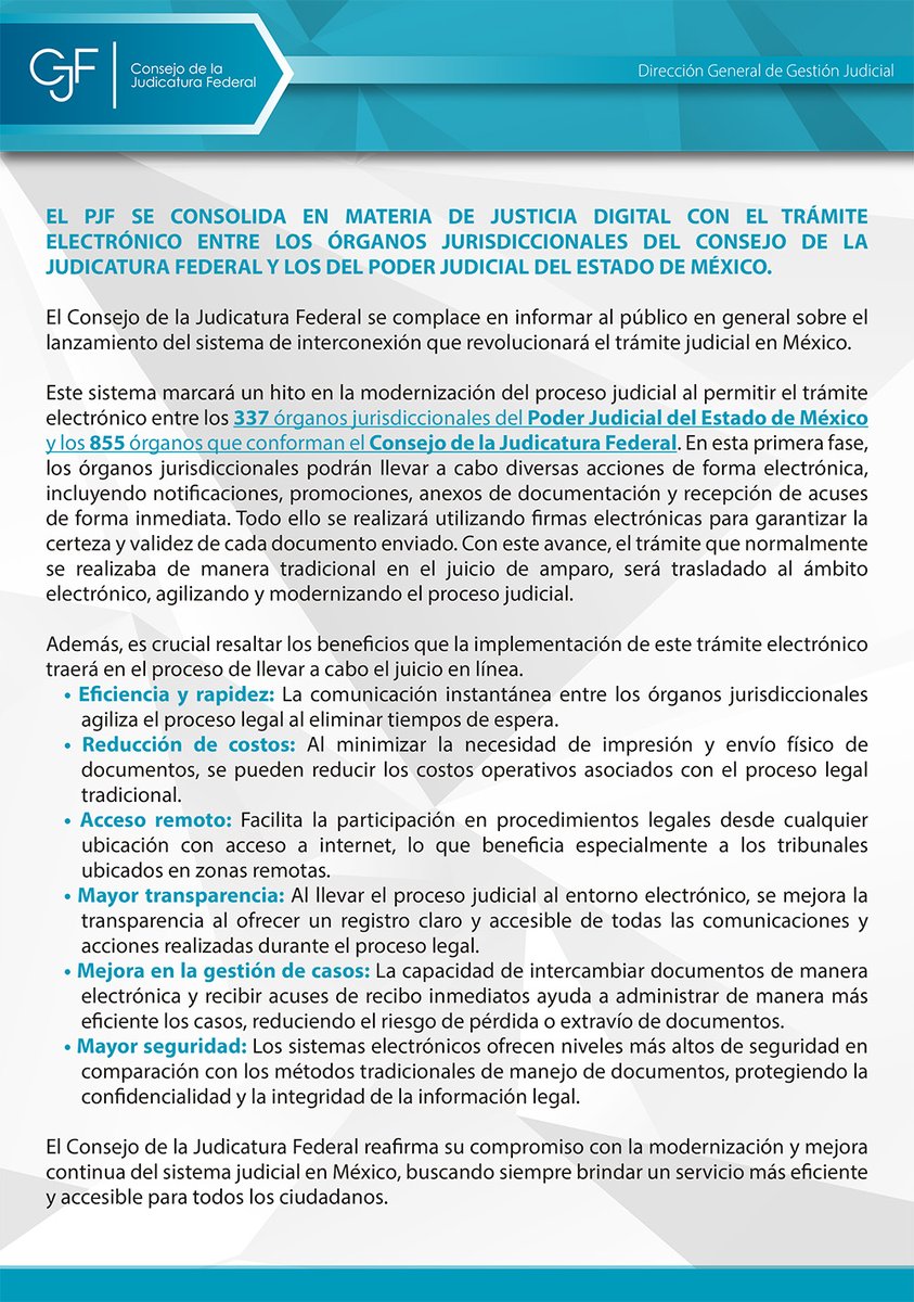 ariivera2's tweet image. #interconexión #PJF #CJF 
#PoderJudicialFederalAvanza