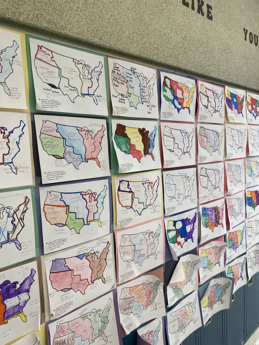 Deleon MS is working on American History Geography for STAAR Review ⭐️👏🏻 ⁦@deleon046⁩ ⁦@McAllenISD⁩