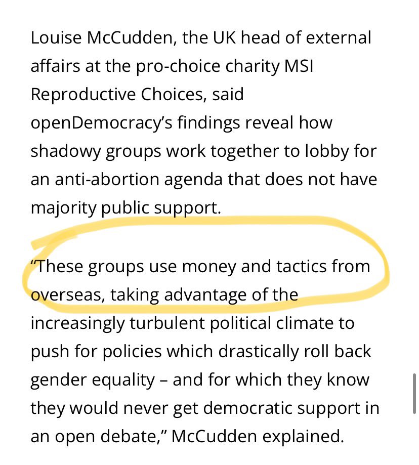 Ladies & gentlemen, Between 2002 and 2020, MSI Reproductive Choices received $655 MILLION in grants from the USA. 🇺🇸 (source below) They’re out here in the UK campaigning for the very controversial policy of decriminalising abortion up to BIRTH. Alexa, show me “hypocrisy”: