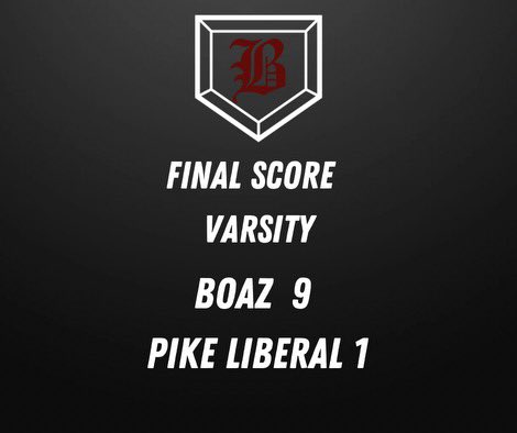 Boaz High Baseball tweet media