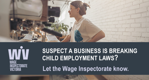 The Wage Inspectorate takes tip offs from concerned members of the community seriously – they’ve helped us to investigate businesses and help keep kids safe. loom.ly/WscD-jU