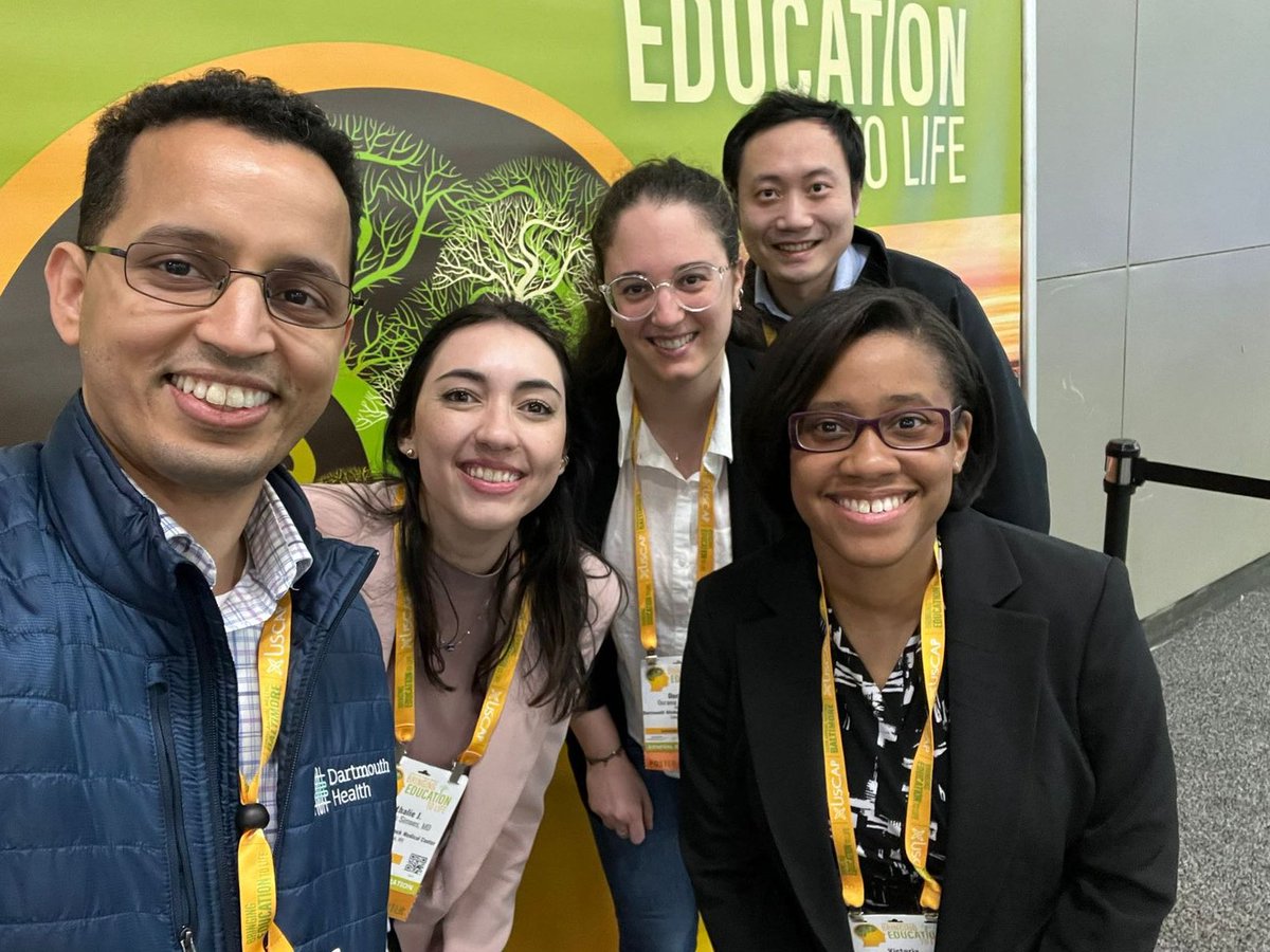 The Dartmouth Pathology Residents are making their mark at #USCAP2024! With standout presentations and engaging discussions, our residents are involved in all the sessions, showcasing not just their depth of knowledge but also their passion for pathology. #DhPathRes