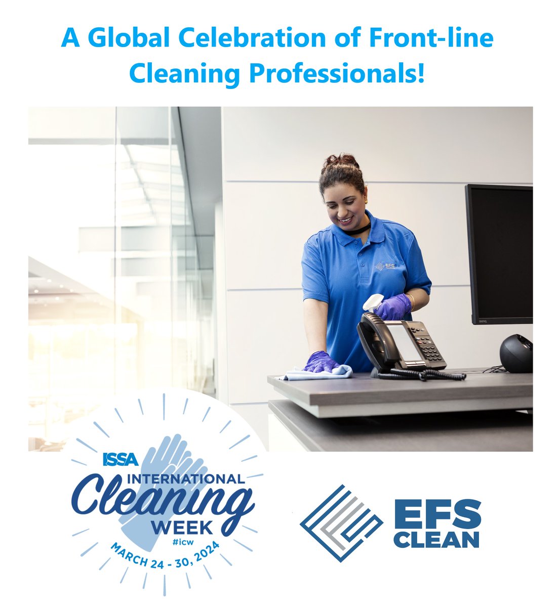 International Cleaning Week! Let's all celebrate and honor our essential cleaning professionals, and all they do. #ICW #Calgary #cleaningservices