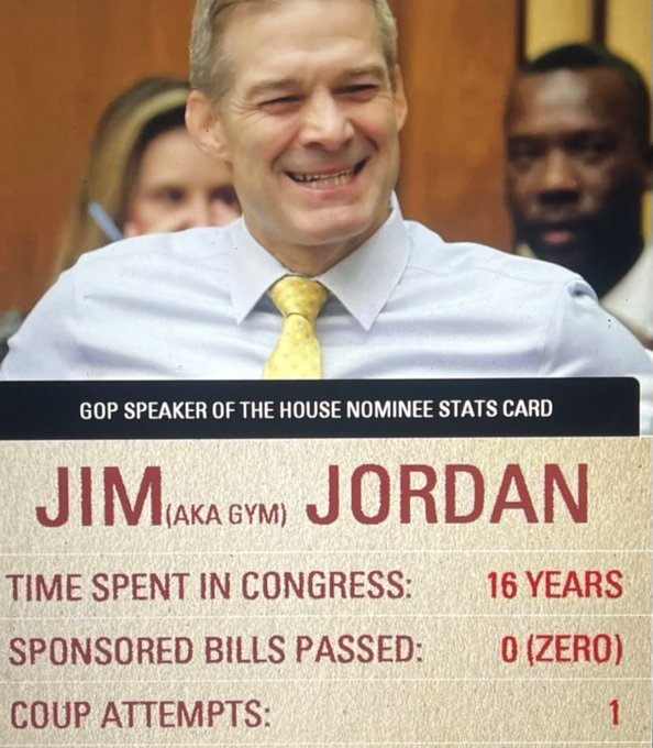 @Jim_Jordan And 'GYM' what have you done to stymie this, 'NOTHING'