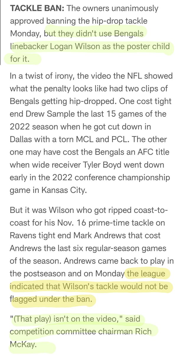 Morris1315's tweet photo. @RGIII @ljw21 @Bengals @SharpFootball It wouldn't be a Penalty even after the rule changes. He was crucified for a perfectly legal tackle that unluckily injured a star https://t.co/b8mn8N4M3l