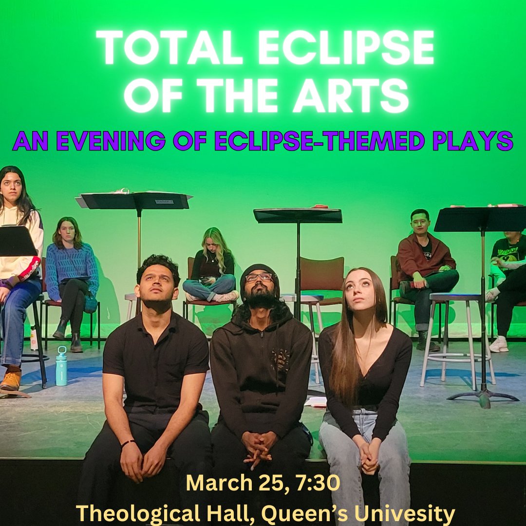 The Eclipse Plays are starting soon! 🎭 Tune in at 7:30 pm EST to watch the live performances! You don't want to miss this! youtube.com/watch?v=coV3qR…