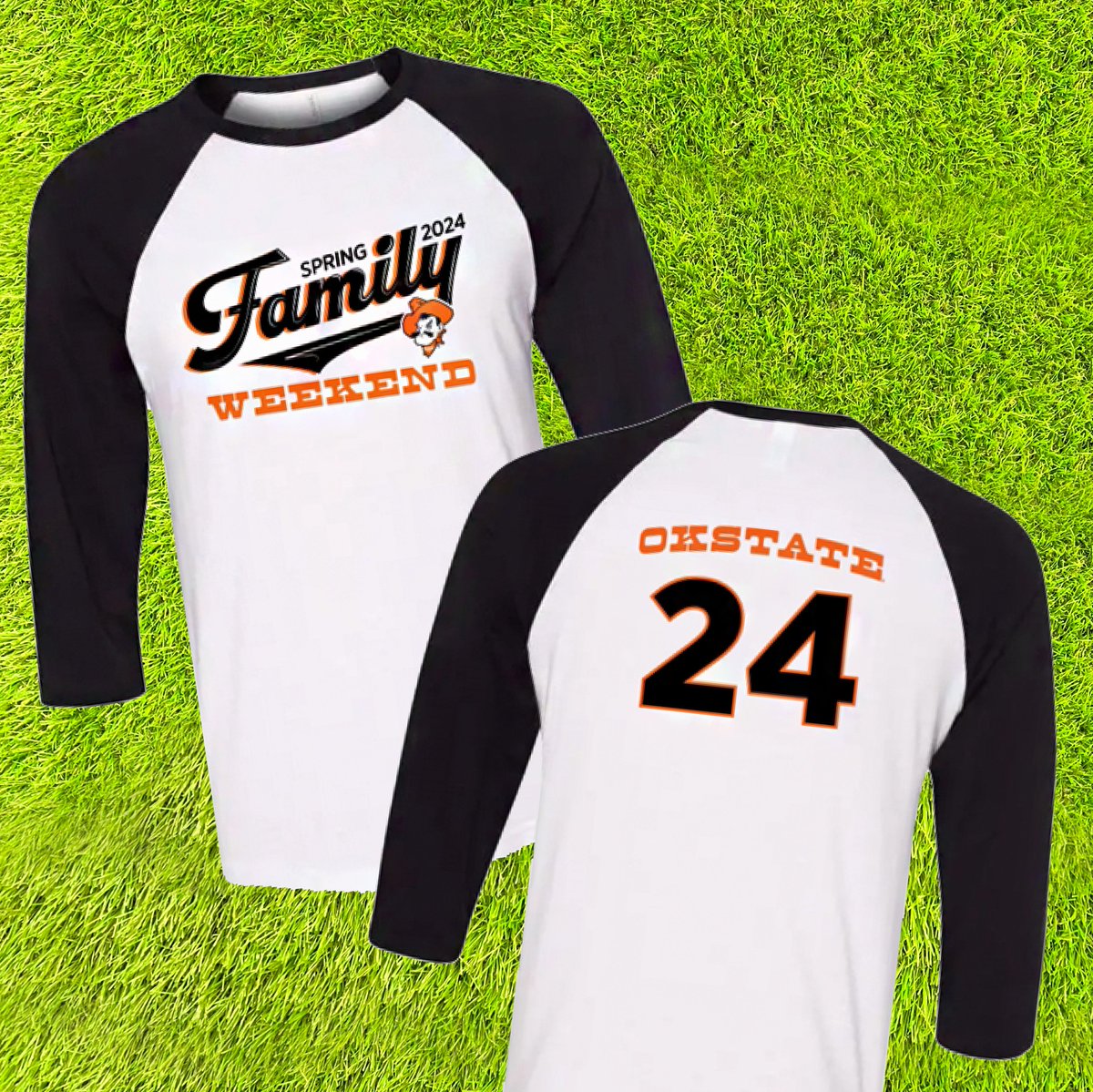 Gear up for Family Weekend with our limited edition shirts! Preorder online from March 25 to April 5 by 5:00 p.m. You can pick up your shirts at 030 Student Union on April 25 and April 26. 🟠 okla.st/3CJ1FCb #cowboyfamily #okstate
