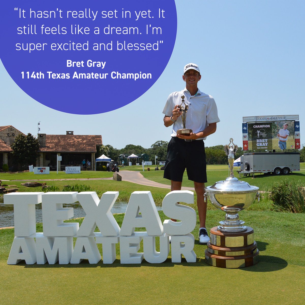 Winning the Texas Amateur might feel like a dream, but you can make it a reality. It all starts with qualifying … and there are just TWO days left to register. Sign up today - bit.ly/3TlN4GK