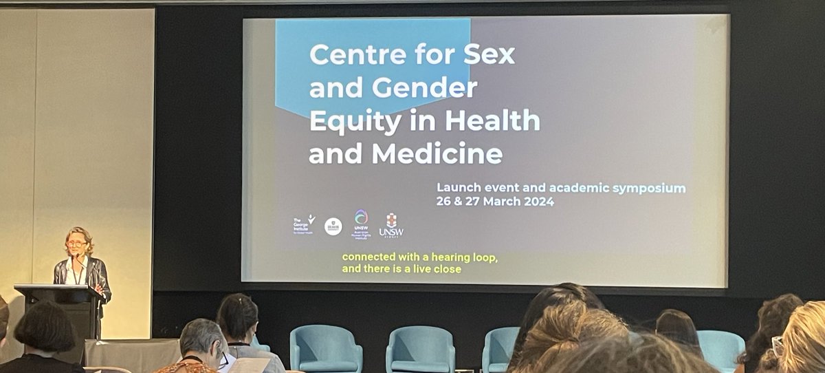 Very excited  to be at the symposium launching the centre for sex and gender equity in health and medicine. Looking forward to learning ways to ensure my research includes a sex and gendered lens