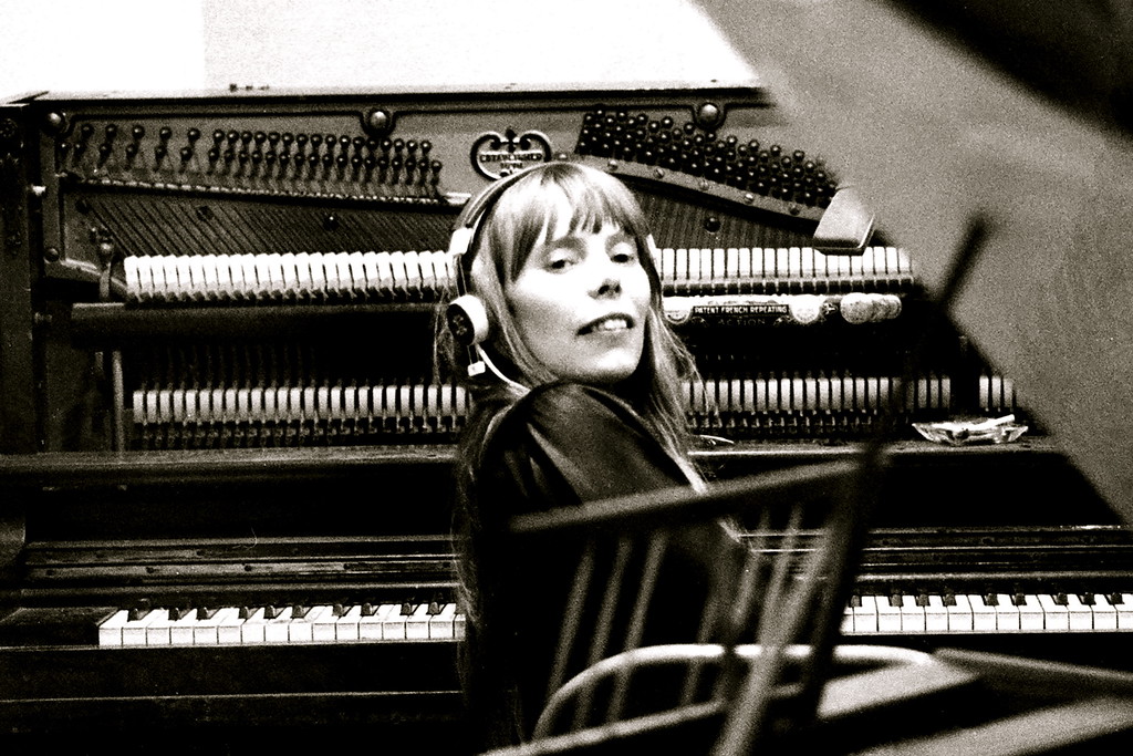 “If I'd recorded a year ago, I would have used lots of orchestration. But today is a better time to be recording. It's like in fashion. You find who you are and you dress accordingly.' - Joni on her debut studio album, ‘Song to a Seagull,’ released 56 years ago this week. Photo…