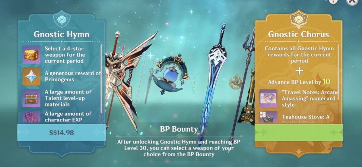 🎁 GIVEAWAY 🎁

Reward :

💎 BP - GNOSTIC HYMN 💎

How to enter :
◽️ Follow @MagicStaysGod <a href="/osmanthuspilot/">Lou 🌙 genshin pilot</a> 
◽️ ♥️ &amp; ♻️
◽️ Tag a friend !

End 3 days 🎁 GOOD LUCK !

#genshinimpact #genshintwt #genshingiveaway