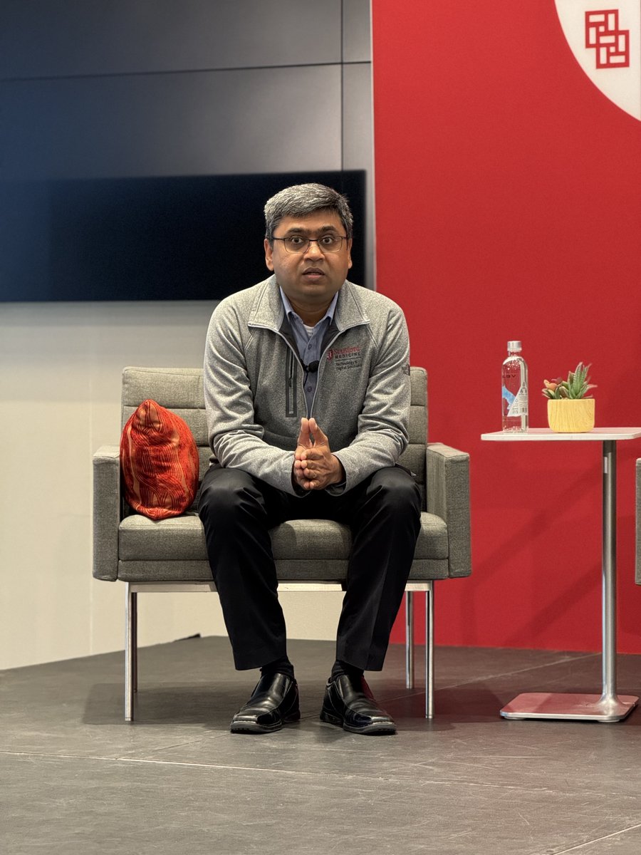 Optimism filled the air at the recent @StanfordMed LIVE event where AIMI co-director Dr. Nigam Shah, alongside AIMI faculty, captivated a full house with insights on AI's potential in medicine.