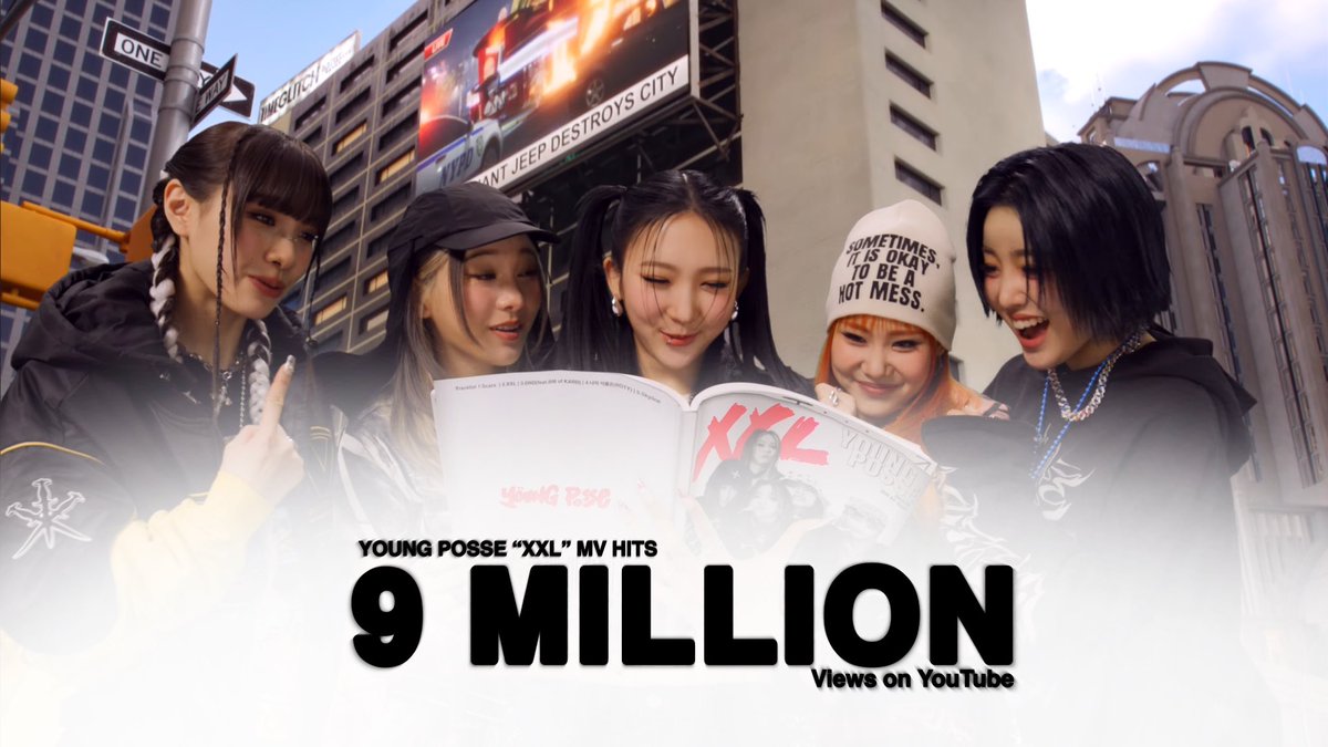YoungPosseChart's tweet image. [🚨] YOUNG POSSE “XXL” MV hits 9 MILLION views on YouTube in only 5 Days!! Is their first MV to do this 🥳❤️

#YOUNGPOSSE #영파씨 #ヤングパシ @youngposseup