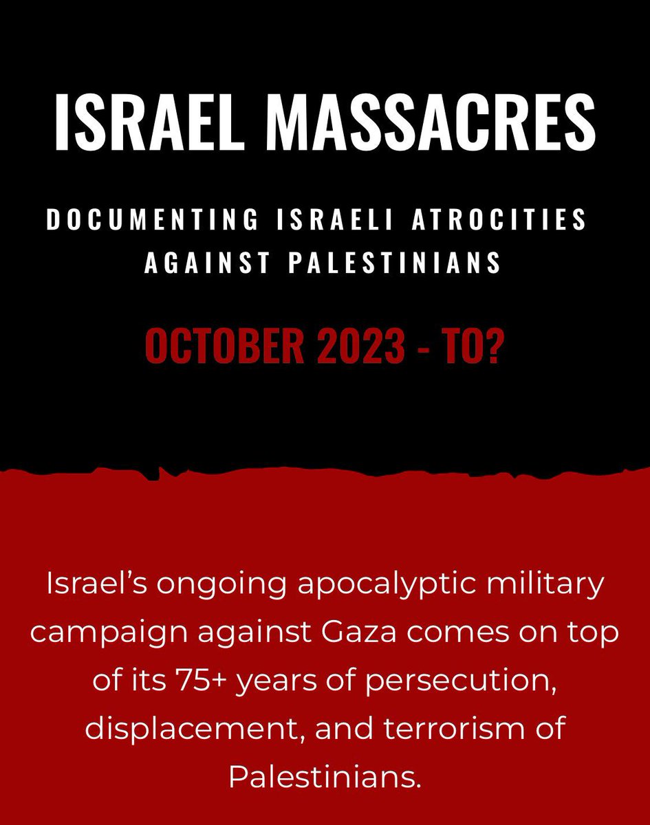 @jacksonhinklle A website exposes and documents with photos, videos and files the crimes of the Zionists in Gaza. Share as much as you can for English speakers... This website was inspired by a 'hamas massacres' website which Zionists pushed across. Let’s get this Pro-Palestinian website