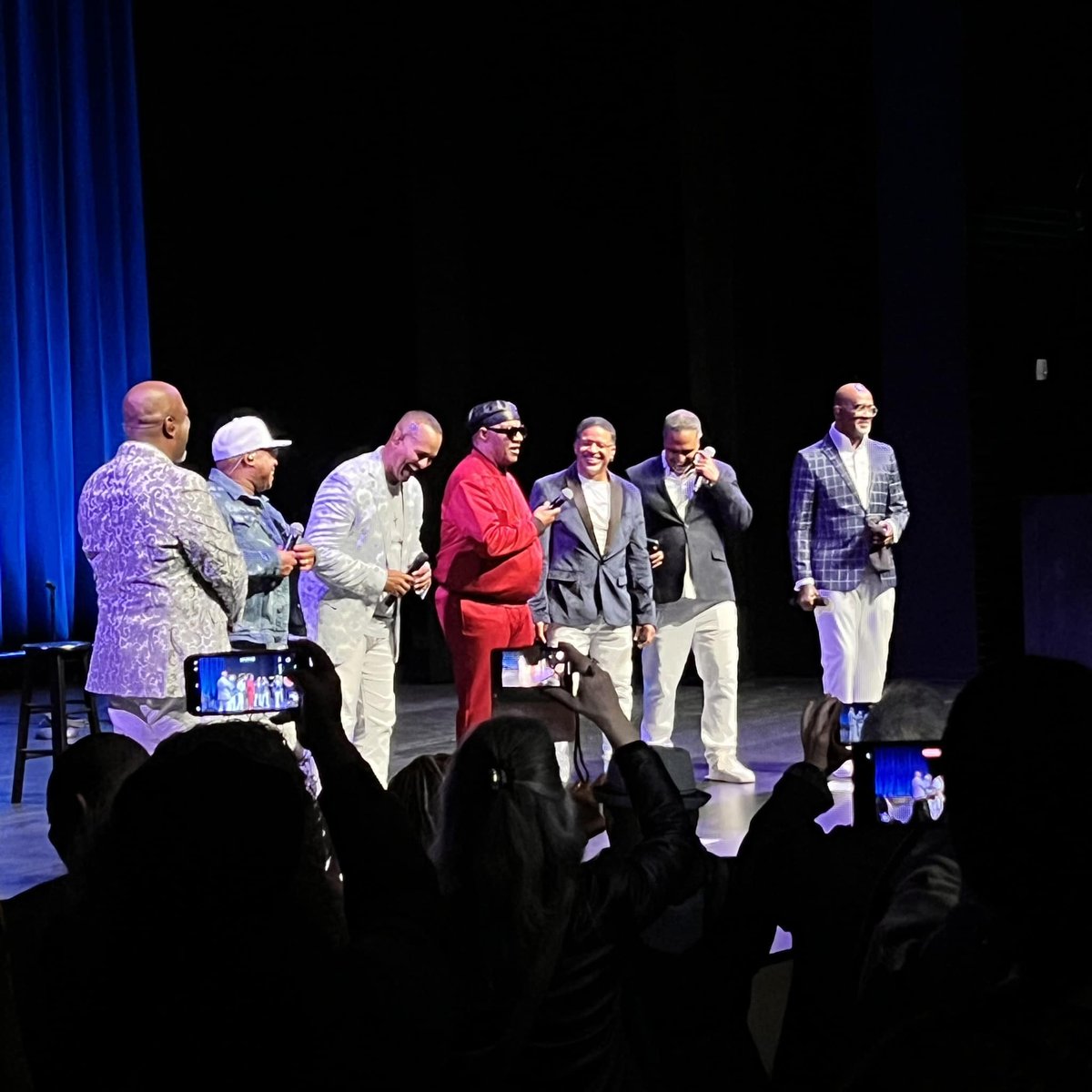SOLD OUT And an amazing night when our dear friend, the legendary Stevie Wonder, came onstage! #take6 #take6official #take6music #steviewonder