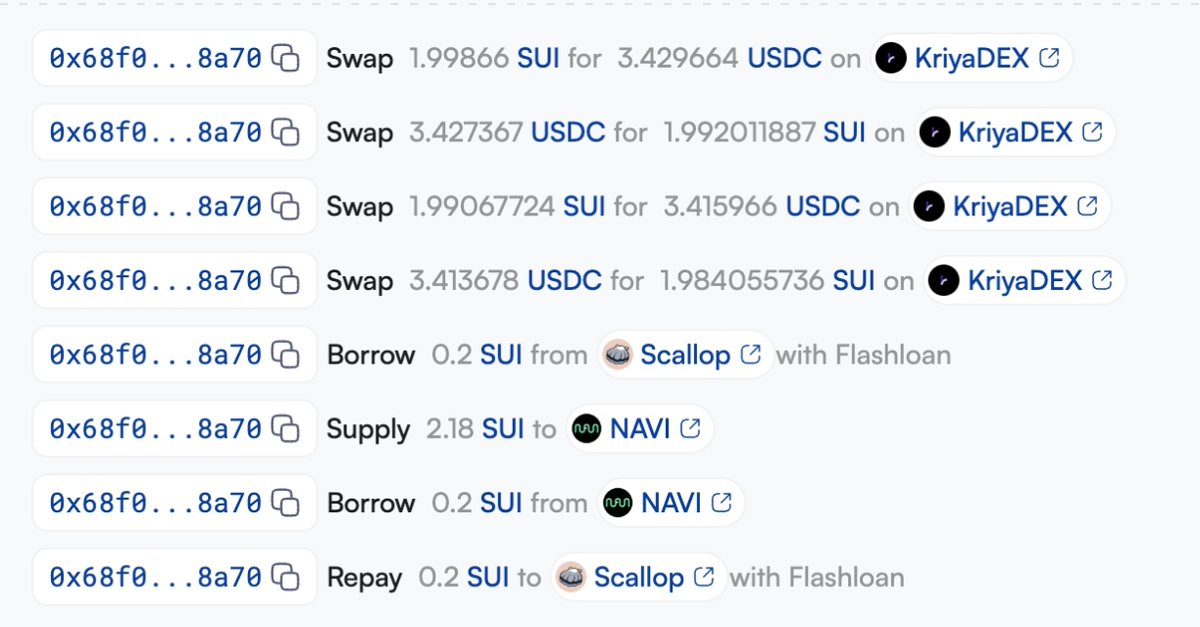 Check out this 1-click magic on Sui!🌟 All the details are just a click away on SuiVision: suivision.xyz/txblock/FfNrjc… As they say, some chains claim to have the best tech, but @SuiNetwork just nails it.