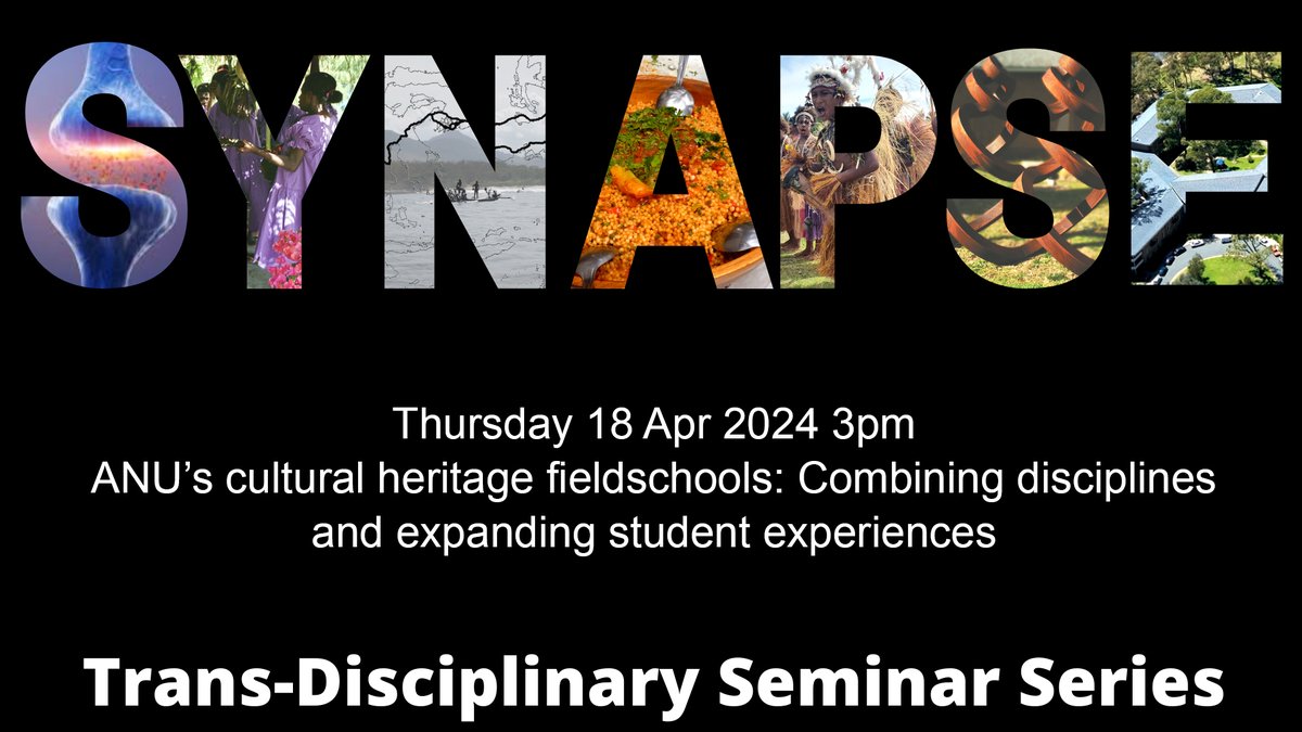 Join ECDI's 18 Apr (3pm AEST) SYNAPSE seminar on our fieldschools - register via eventbrite: eventbrite.com.au/e/anus-cultura…