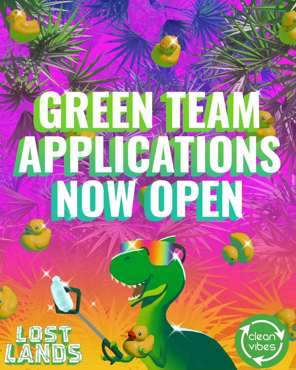 Help keep Legend Valley clean and green! Clean Vibes is looking for Green Team members to join their team during and after Lost Lands. 🌳♻️ Get all the info here: lostlandsfestival.com/clean-vibes-gr…