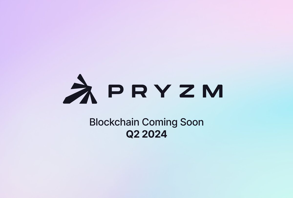 Wen launch? 👀

The Pryzm Blockchain is set to go live in Q2.

Stay tuned for updates!