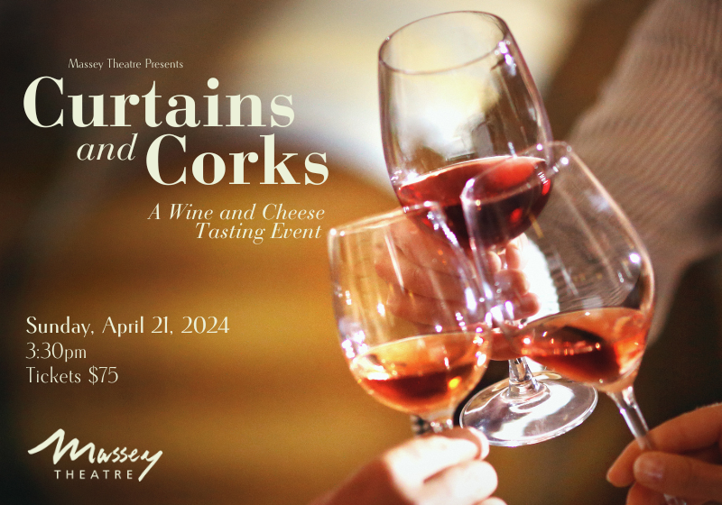 Join us on April 21 for Curtains & Corks, a wine and cheese event hosted by our Food and Beverage Coordinator, Christopher McFadden. Indulge in 14 wines from BC wineries, artisanal cheese, and a sweet and sparkling finish. Tickets: masseytheatre.com/event/curtains… #winetasting #newwest