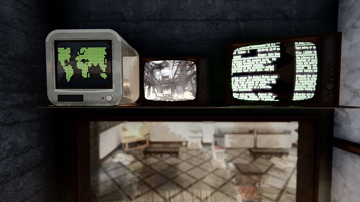 the200keys's tweet photo. Gallery ⇄ control room. Are you the art being displayed?