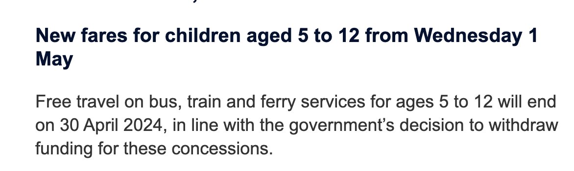 I'm not going to pretend that my son is the most worthy recipient of taxpayer subsidies, but he's loved the freedom to just jump on a bus to the park, the mall, his mate's etc, over the past year or so that he's been developing his independence.